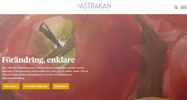 Astrakan homepage